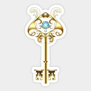 Gold Key Sticker